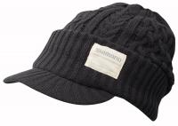 Шапка Shimano Knit Watch with brim Regular Size ц:black