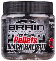 Пеллетс Brain Black Halibut Pre drilled 20mm 250g
