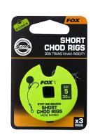 Готовый поводок Fox Edges Chod Rigs Short 30lb #5 3шт