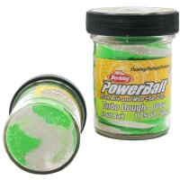 Паста форелевая Berkley PowerBait Turbo Dough Glow Green/White 50g
