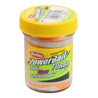 Паста форелевая Berkley PowerBait Turbo Dough Glow Orange/White 50g